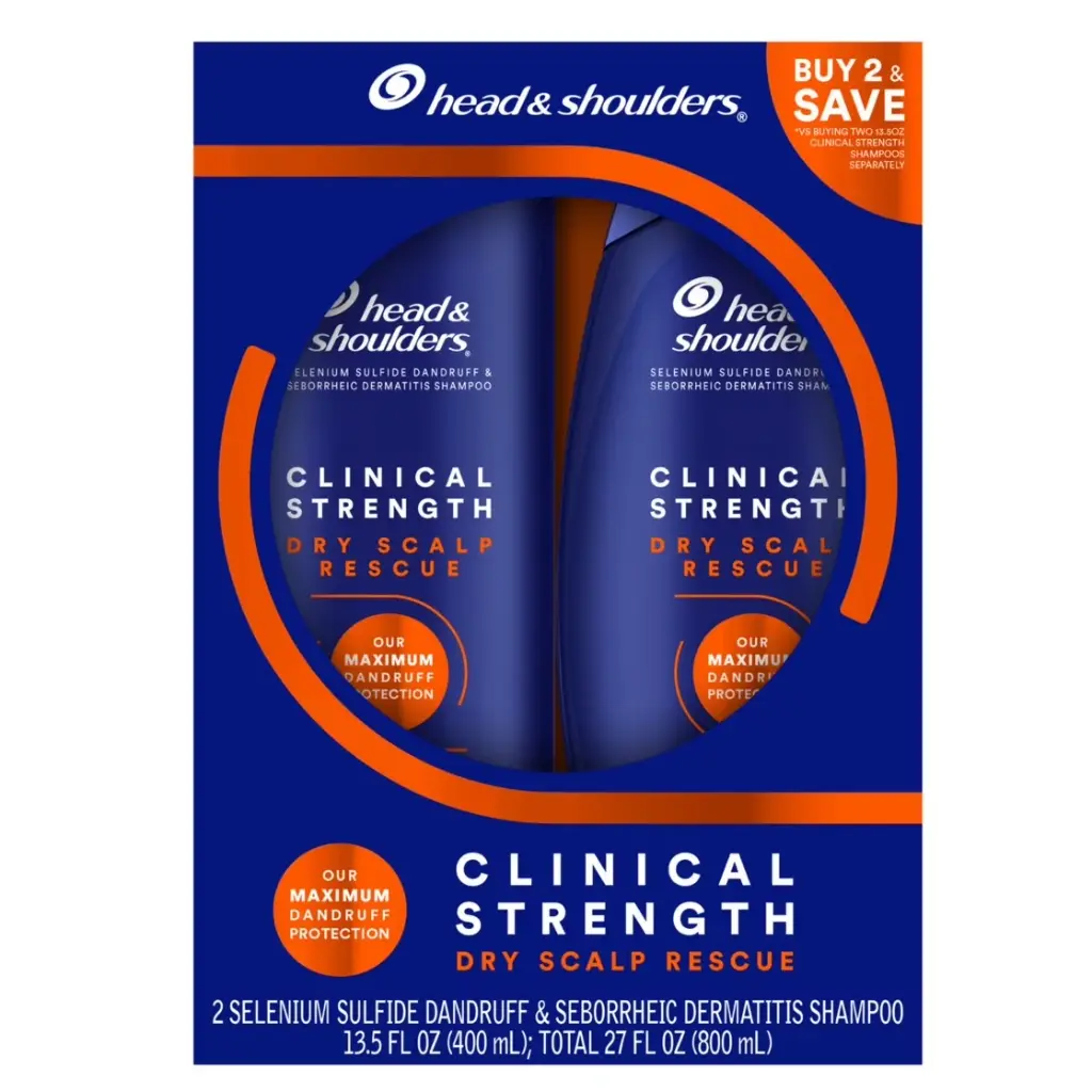 Head & Shoulders Dry Scalp Rescue Dandruff Shampoo Twin Pack 13.5 fl oz - Walma.webp