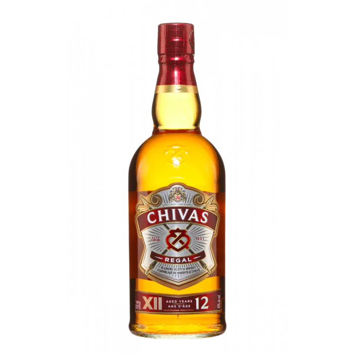 Rượu (Whisky) hiệu: CHIVAS REGAL 12YO 1000ml,nồng độ cồn: 40%