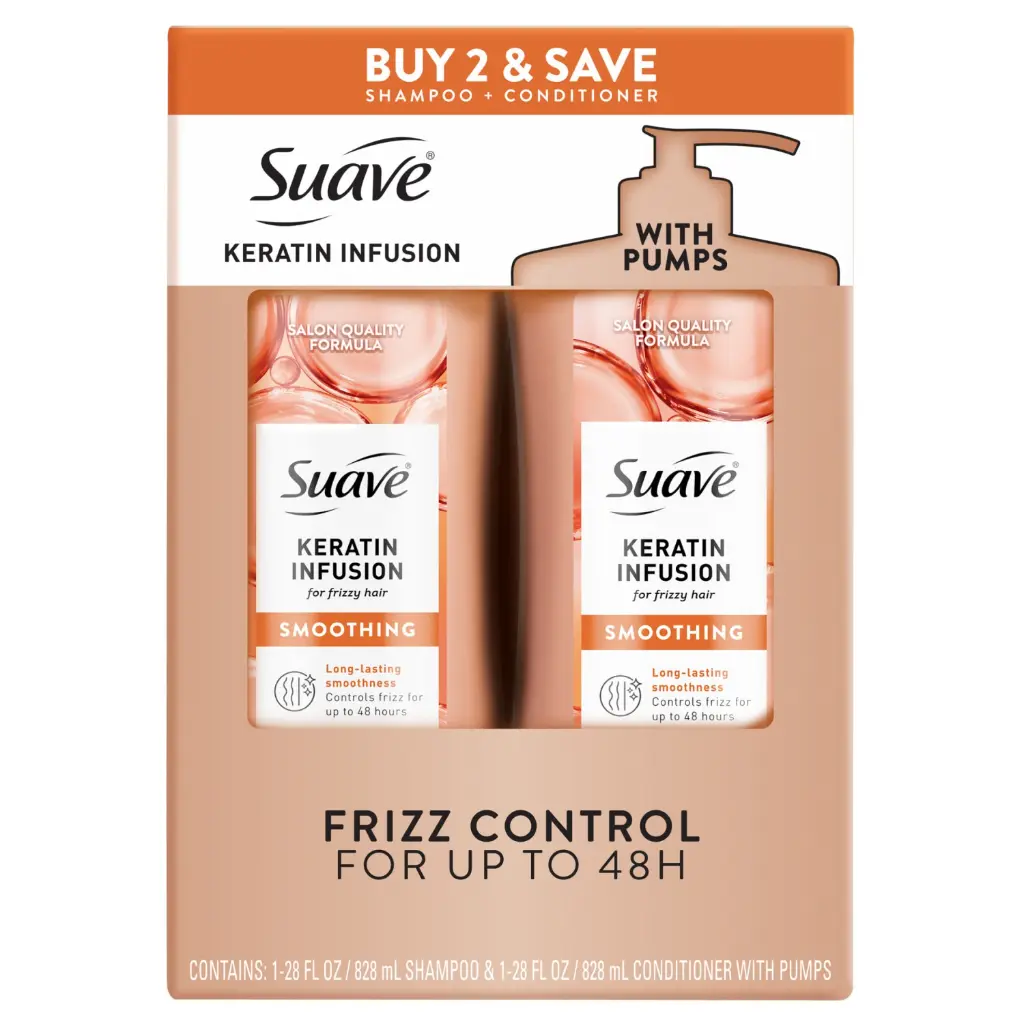 Bộ dầu gội và dầu xả Suave Professionals Moroccan Oil Infusion ,1 bộ gồm:Dầu gội 532ml, Dầu xả 532ml.Hàng mới 100%