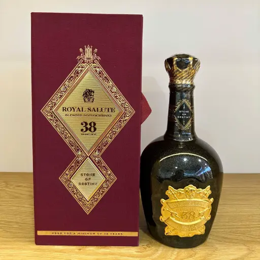 Rượu (Whisky) hiệu:CHIVAS REGAL ROYAL SALUTE 38 YEARS OLD DESTINY 500ml,nồng độ cồn: 40% ,6 chai/thùng ( Hàng mới 100%).